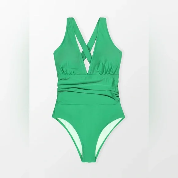 Green Tummy Control One Piece - Picture 8 of 8